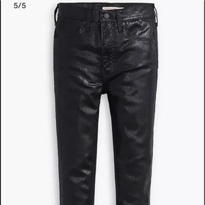 Levi's HIGH ANKLE SNAKE PRINT SKINNY JEANS